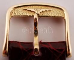 Longines Admiral 5* automatic arany (14K) karóra, jelzett, működik, új bőr szíjjal, szép állapotban,...