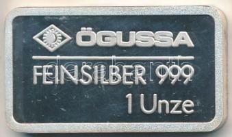 Ausztria DN "Innsbruck aranytetős ház / ÖGUSSA" Ag befektetési tömb dísztokban (31,13g/0.9...