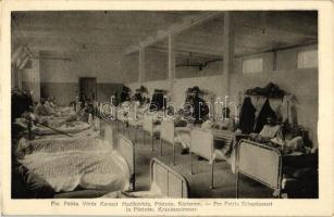 Pöstyén, Vörös Kereszt hadikórház, kórterem / Military hospital