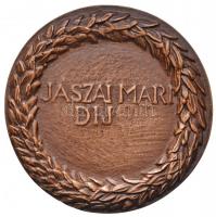 ~1980. "Jászai Mari-díj" Br díjérem jelzés nélkül (78mm) T:2
Hungary ~1980. "Mari Já...