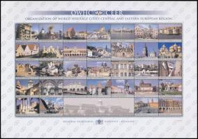 2006 az Organization of World Heritage Cities (OWHC) Világörökségi városok szervezetének dekoratív kiadványa, amely bélyegformátumban mutatja be a világörökség részét képező közép-és kelet-európai régió különböző városait