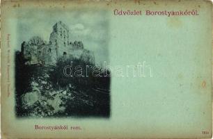 1898 Borostyánkő, Bernstein; vár / castle (small tear)