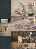 1987 WWF: Gazella sor 4 db CM-en Mi 1753-1756