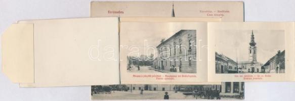 Karánsebes, Városháza, Rosenfeld H. kiadása / Casa orasulni, town hall; leporellocard (detached lepo...