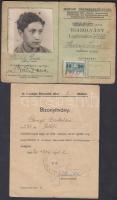 1936, 1942 Magyar Cserkészszövetség igazolványa és az Országos Örsvezetői tábor igazolványa