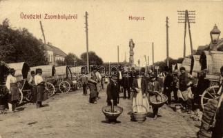 Zsombolya, Jimbolia; Heti piac / market place (EB)