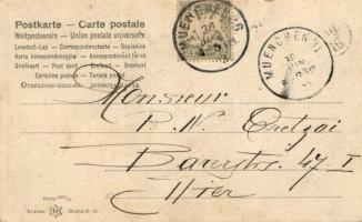 Brüll Affe; Humoristische Kraxler-Typen von R. Mahn 4164 / German Alpine characters s: R. Mahn