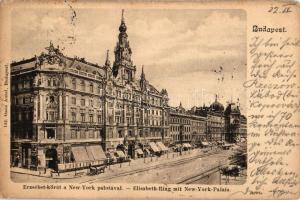Budapest VII. Erzsébet körút New York Palota (EK)