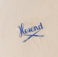 Herendi virág mintás lámpatest, kézzel festett, jelzett, hibátlan, m:36 cm