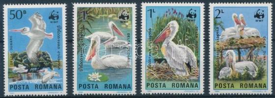 1984 WWF: Pelikán sor + 4 db CM és FDC Mi 4104-4107