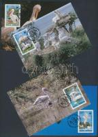 WWF Pelican set + 4 FDC and CM WWF: Pelikán sor + 4 db CM és FDC