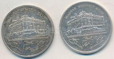 1992. 200Ft Ag "MNB" (2x) T:2,2-