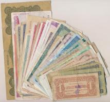 30db-os vegyes külföldi bankjegy tétel, közte Jugoszlávia, Csehszlovákia, Lengyelország, Litvánia, NDK T:vegyes 30pcs of various banknotes, including Yugoslavia, Czechoslovakia, Poland Lithuania, GDR C:mixed