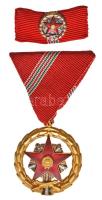 1964. "Kiváló Szolgálatért Érdemrend" aranyozott, zománcozott Br kitüntetés mellszalagon, miniatűrrel és szalagsávval T:1,1-  NMK 615