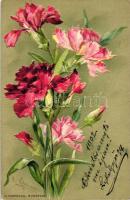 Flower Emb. litho s: Klein, Virág Emb. litho s: Klein