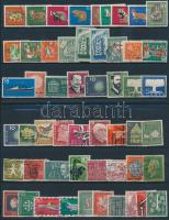 FRG 1957-1968 9 sets + 33 stamps, NSZK 1957-1968 9 klf sor + 33 klf önálló érték 2 db stecklapon