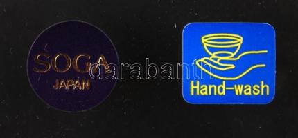 Soga nagy kínálótál, szőlő motívummal, formába öntött, eredeti dobozában, hibátlan, d:30 cm