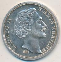 DN "II. Lajos bajor király / Kochel See" Ag emlékérem (2,55g/0.900/20mm) T:2
ND "Lud...