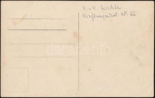 cca 1917 Parancsnoki gépkocsi, fotó, hátulján feliratozva, 9×14 cm