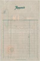 1913. május 1. "Andrényi Kálmán utódai" 100K értékű nyereményszelvény pezsgőkóstolási vers...