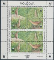 WWF haris kisív, WWF corncrake minisheet