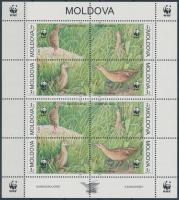 WWF haris kisív, WWF Corncrake mini sheet