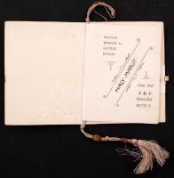 1900 Magyar Mérnök és Építész Egylet családi estélyének táncrendje