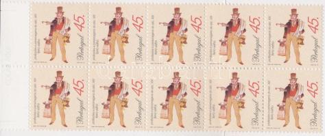 19. századi foglalkozások bélyegfüzet Professions of the 19th century stamp-booklet