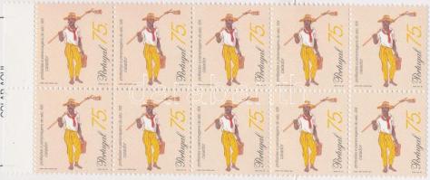 19. századi foglalkozások bélyegfüzet Professions of the 19th century stamp-booklet