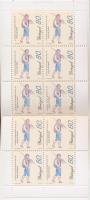 19. századi foglalkozások bélyegfüzet Professions of the 19th century stamp-booklet