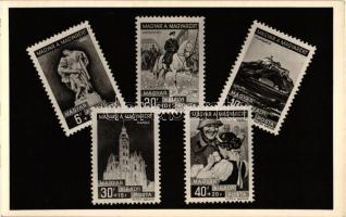 1938-1939 Magyar a magyarért Alkalmi bélyegsorozat, Marer Béla kiadása / Hungarian commemorative stamps