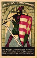 'Porta Culturae' kiadja Magyarország Területi Épségének Védelmi Ligája / irredenta s: Wenczel Árpád (pinhole)