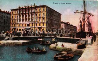 Trieste, Ponte Rosso, Canale / canal, bridge, ships