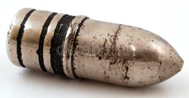 II. világháborús páncéltörő ágyú lövedéke, h: 11 cm, d: 3,5 cm