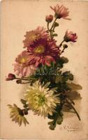 Flower litho s: Klein, Virág litho s: Klein