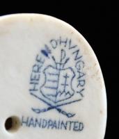 Herendi vörösbegy, kézzel festett, jelzett, hibátlan, m:10 cm