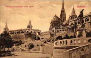Budapest I. A koronázó templomhoz vezető lépcső