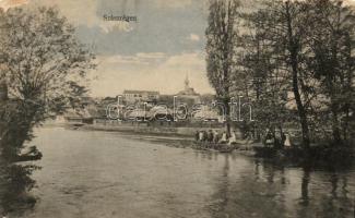 Szászrégen, Reghin; part / river bank (r)