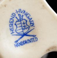 Herendi liba, jelzett, apró mázhibával, h:13 cm, m: 6 cm