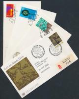 1971-1975 13 klf FDC 1971-1975 13 FDCs
