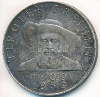 Ausztria 1959. 50Sch Ag "Tiroli szabadság" T:2,2- patina Austria 1959. 50 Schilling Ag "Liberation of Tyrol" C:XF,VF patina Krause KM#2888