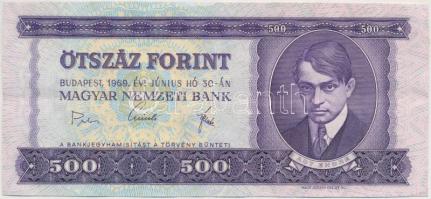1969. 500Ft T:II-,III szép papír