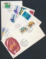 1976-1979 17 klf FDC, 1976-1979 17 FDCs