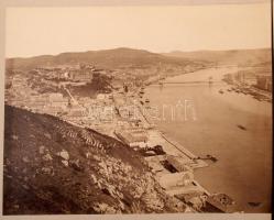 1879 Panorámafotó a régi Budapestről a budai oldalról fényképezve, érdekessége, hogy még nem látható...