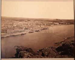 1879 Panorámafotó a régi Budapestről a budai oldalról fényképezve, érdekessége, hogy még nem látható...