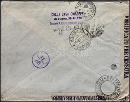 Censured express cover to Hungary Cenzúrás expressz levél Budapestre