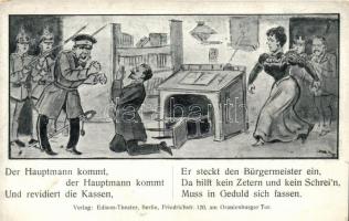 Der Hauptmann kommt, der Hauptmann kommt... / German political humour, Edison-Theater (b)