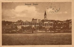 Belgrade, church, steamship (small tear)