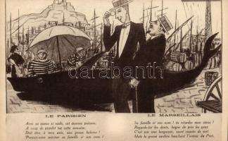 Le Parisien et Le Marseillais / French gentlemen, humour