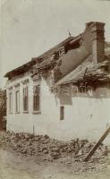 1911 Kecskemét, Földrengés, Fanto fényképész háza, fotó / photo (EK)